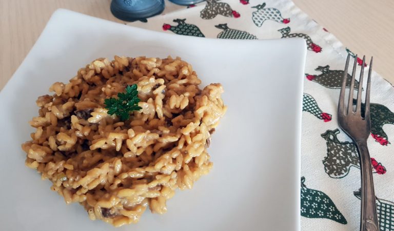 Risotto funghi e zafferano, un classico Risotto funghi e zafferano, un classico