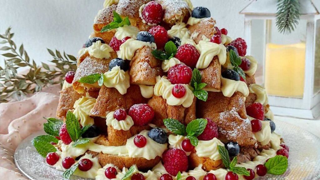 Pandoro Farcito Con Crema Al Mascarpone E Frutti Rossi BurroFuso